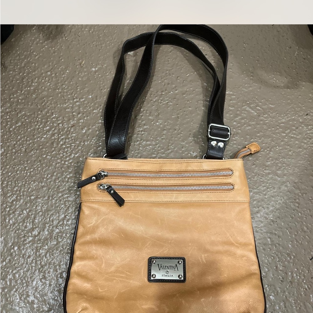 Valentina Tan and Black Crossbody Bag